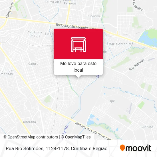 Rua Rio Solimões, 1124-1178 mapa