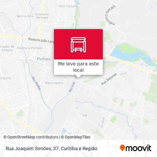 Rua Joaquim Simões, 37 mapa