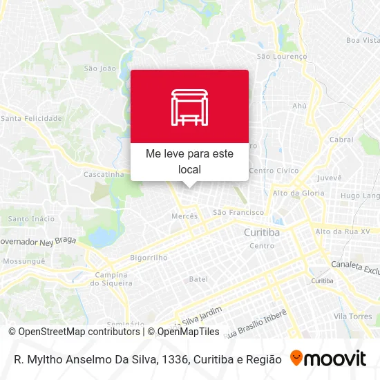 R. Myltho Anselmo Da Silva, 1336 mapa