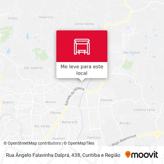 Rua Ângelo Falavinha Dalprá, 438 mapa