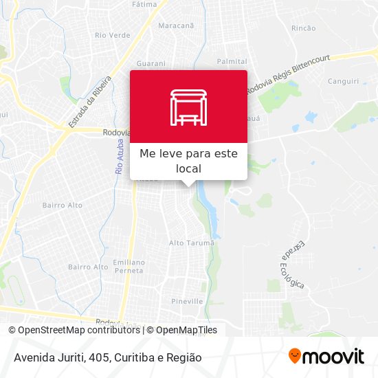 Avenida Juriti, 405 mapa