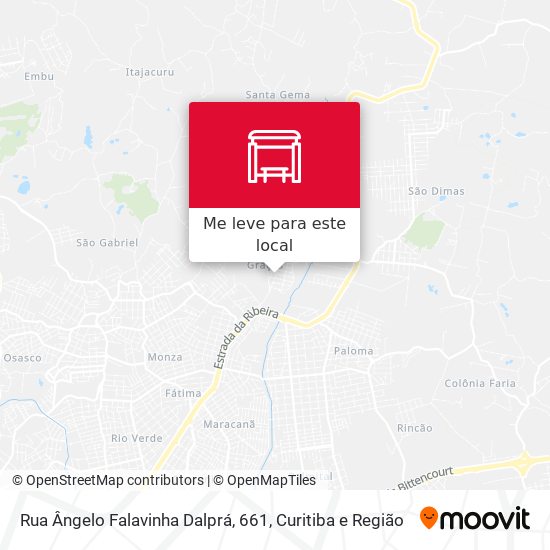 Rua Ângelo Falavinha Dalprá, 661 mapa