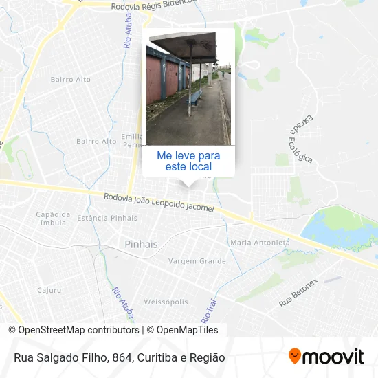 Rua Salgado Filho, 864 mapa