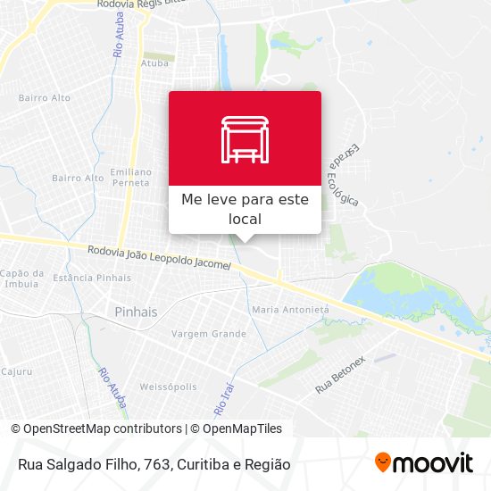 Rua Salgado Filho, 763 mapa