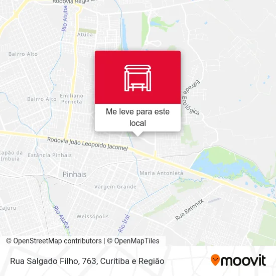 Rua Salgado Filho, 763 mapa