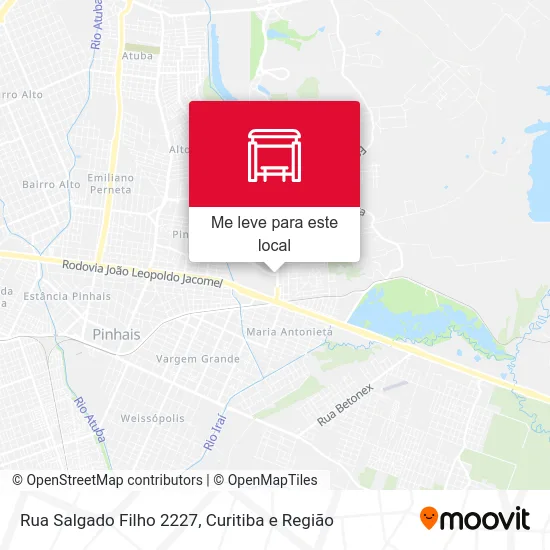 Rua Salgado Filho 2227 mapa