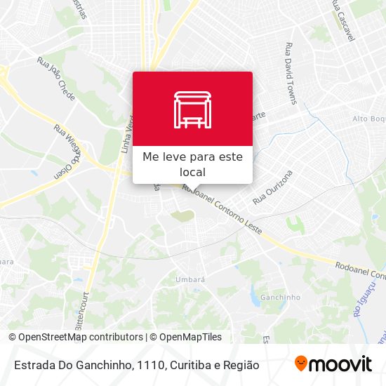 Estrada Do Ganchinho, 1110 mapa