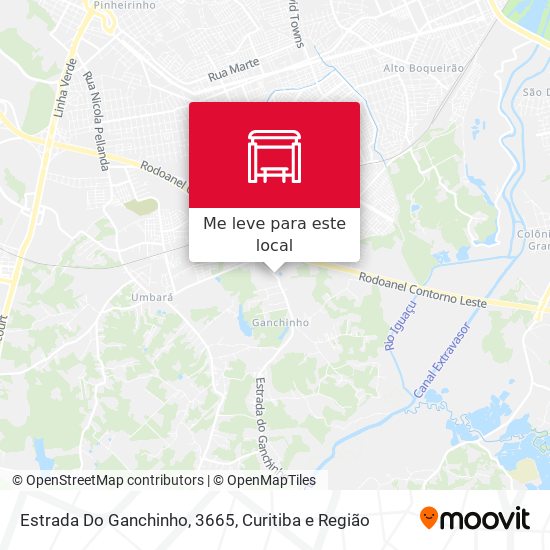 Estrada Do Ganchinho, 3665 mapa