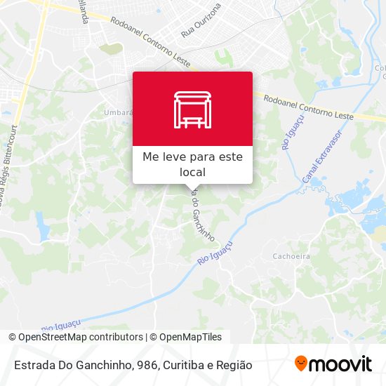 Estrada Do Ganchinho, 986 mapa