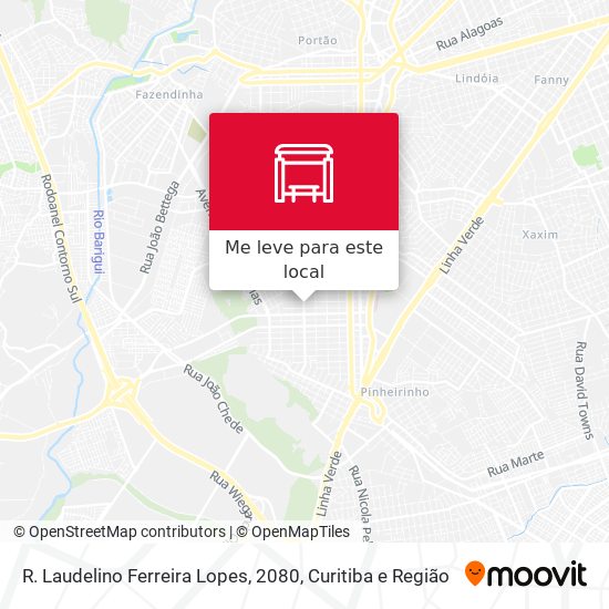 R. Laudelino Ferreira Lopes, 2080 mapa