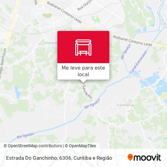 Estrada Do Ganchinho, 6306 mapa