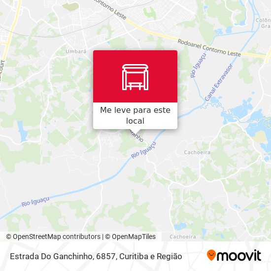 Estrada Do Ganchinho, 6857 mapa