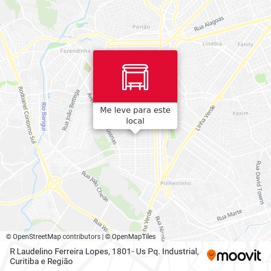 R Laudelino Ferreira Lopes, 1801- Us Pq. Industrial mapa