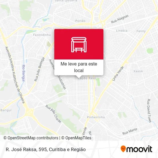 R. José Raksa, 595 mapa