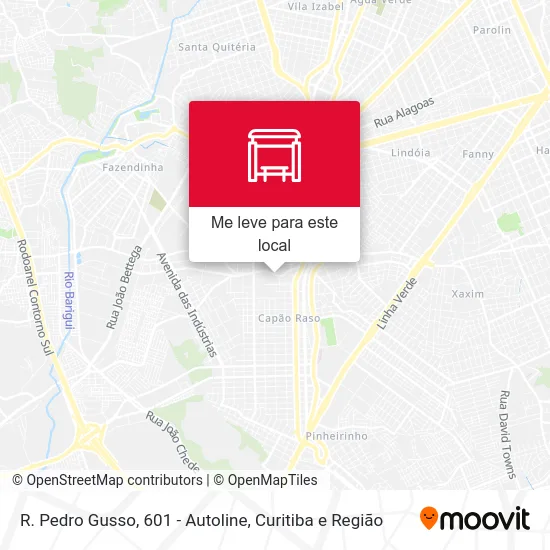 R. Pedro Gusso, 601 - Autoline mapa