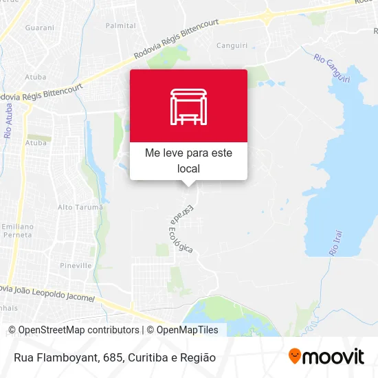 Rua Flamboyant, 685 mapa