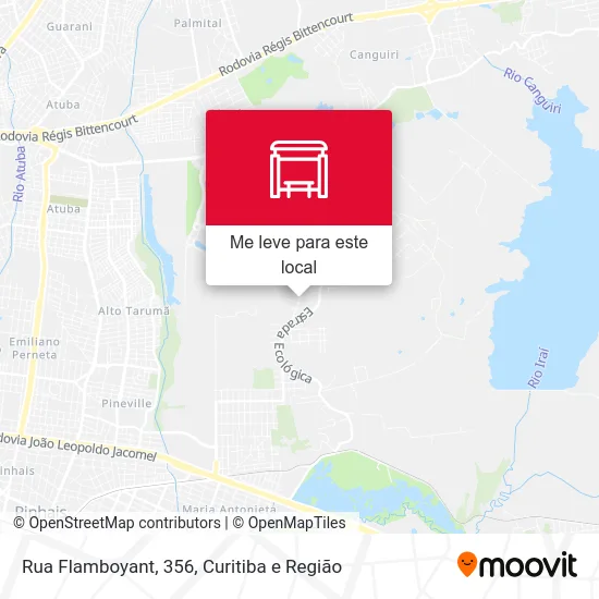 Rua Flamboyant, 356 mapa