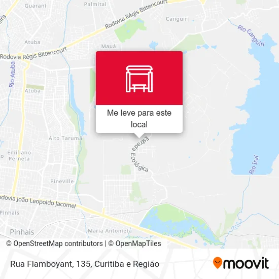 Rua Flamboyant, 135 mapa