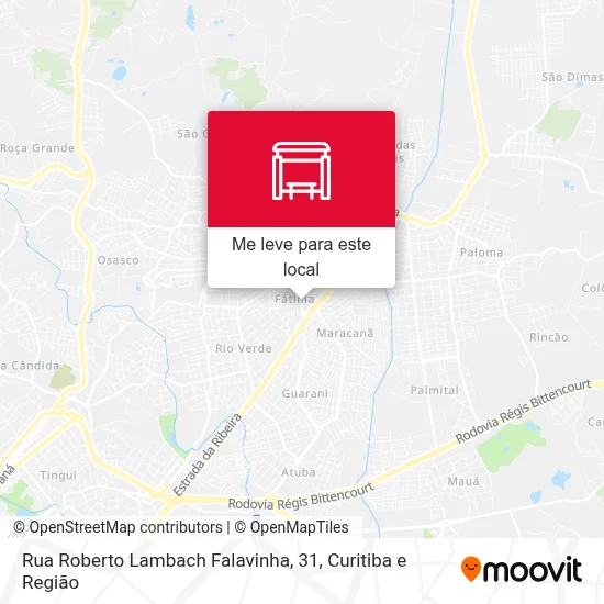 Rua Roberto Lambach Falavinha, 31 mapa