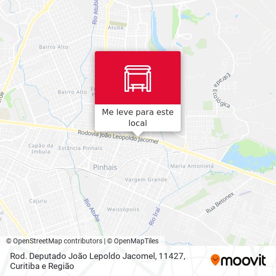Rod. Deputado João Lepoldo Jacomel, 11427 mapa