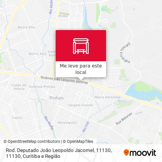Rod. Deputado João Leopoldo Jacomel, 11130, 11130 mapa