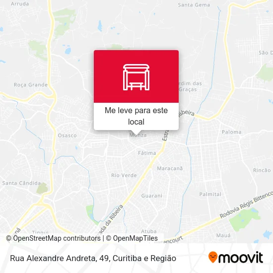 Rua Alexandre Andreta, 49 mapa