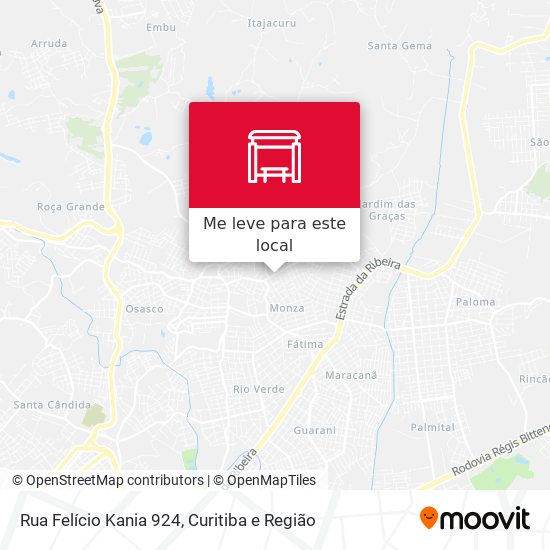Rua Felício Kania 924 mapa