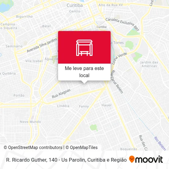 R. Ricardo Guther, 140 - Us Parolin mapa