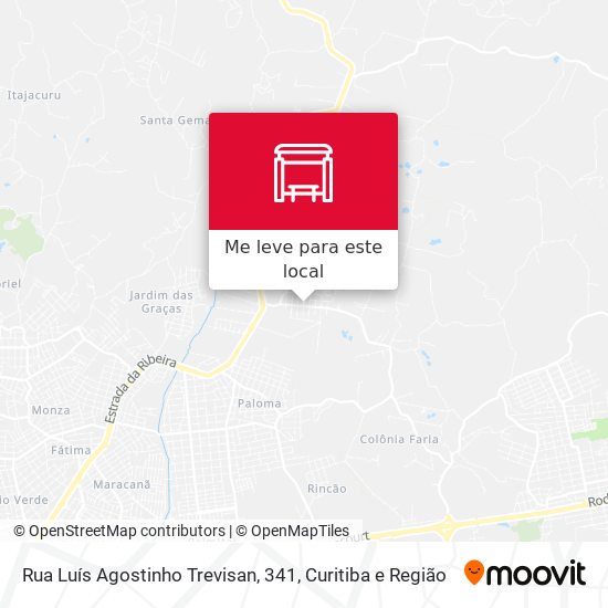 Rua Luís Agostinho Trevisan, 341 mapa