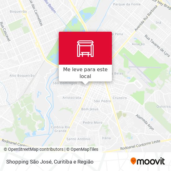 Shopping São José mapa