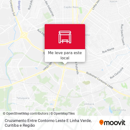 Cruzamento Entre Contorno Leste E Linha Verde mapa