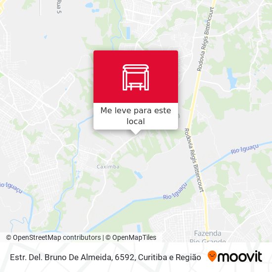 Estr. Del. Bruno De Almeida, 6592 mapa