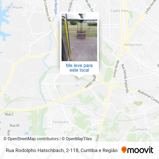 Rua Rodolpho Hatschbach, 2-118 mapa