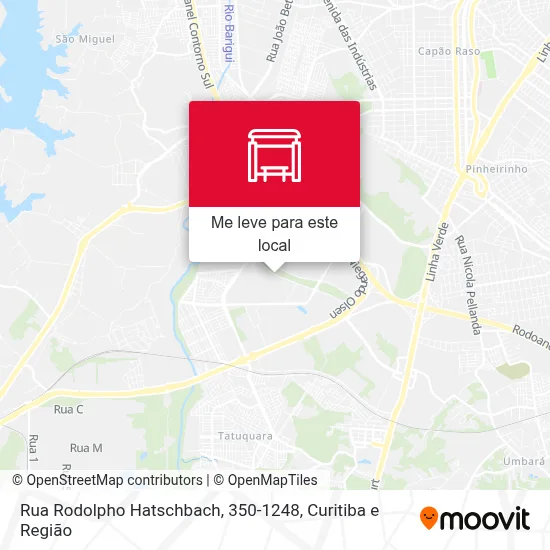 Rua Rodolpho Hatschbach, 350-1248 mapa