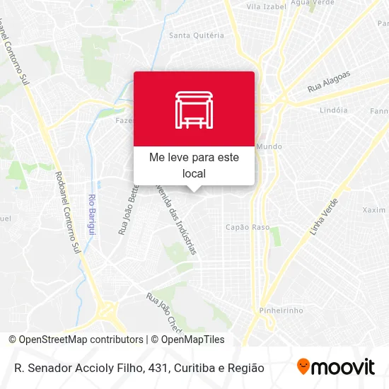 R. Senador Accioly Filho, 431 mapa