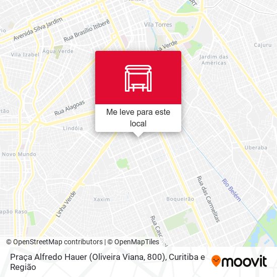 Praça Alfredo Hauer (Oliveira Viana, 800) mapa