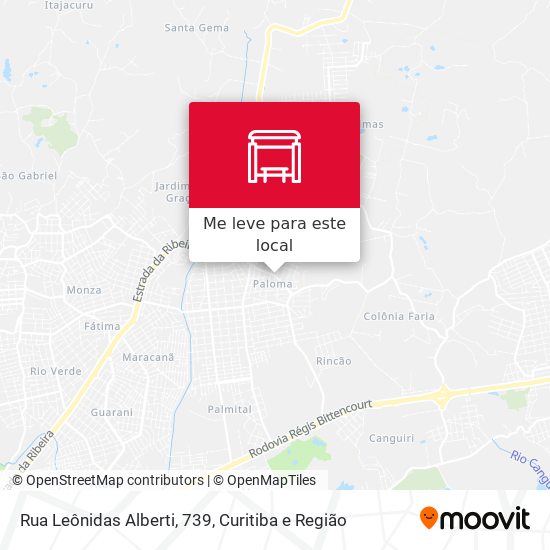 Rua Leônidas Alberti, 739 mapa