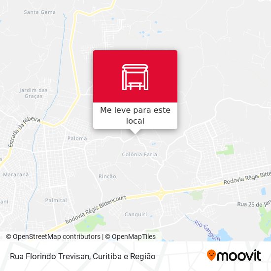 Rua Florindo Trevisan mapa