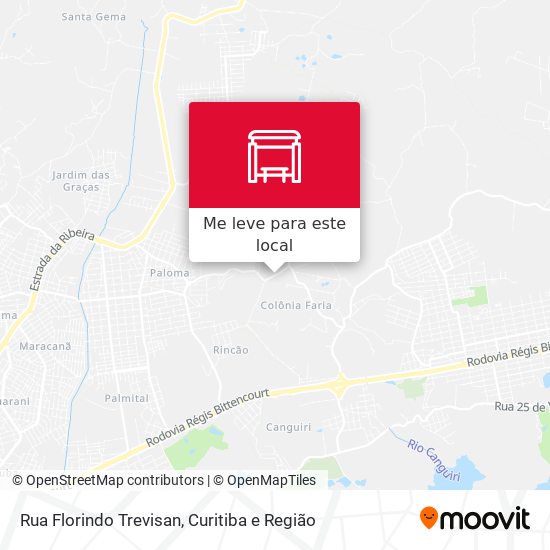 Rua Florindo Trevisan mapa