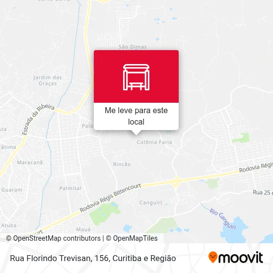 Rua Florindo Trevisan, 156 mapa