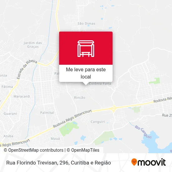 Rua Florindo Trevisan, 296 mapa