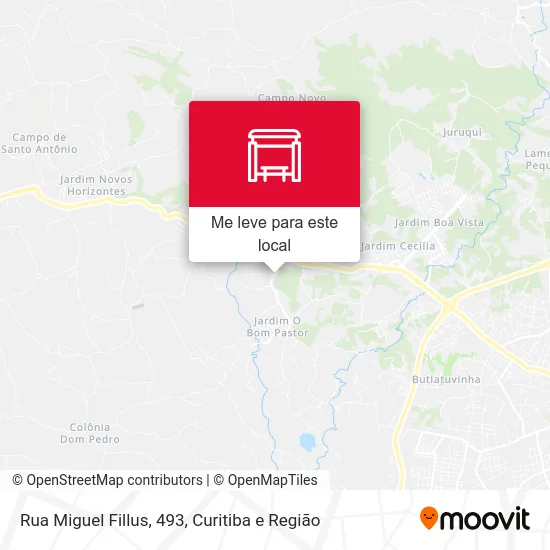 Rua Miguel Fillus, 493 mapa