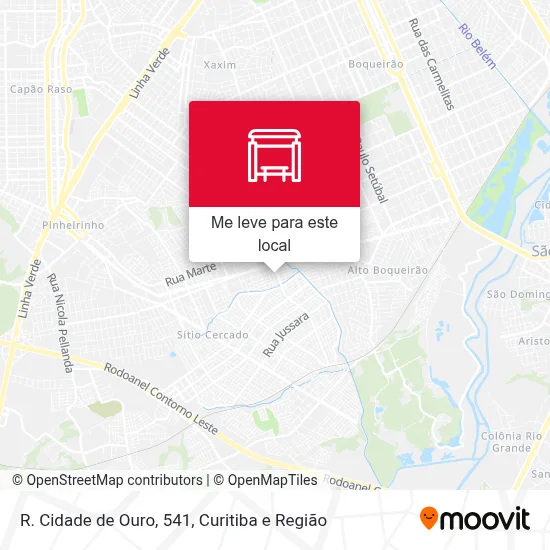 R. Cidade de Ouro, 541 mapa