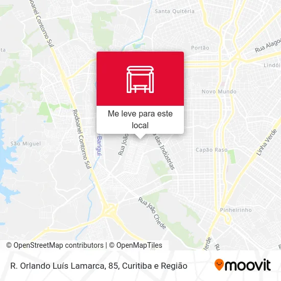 R. Orlando Luís Lamarca, 85 mapa