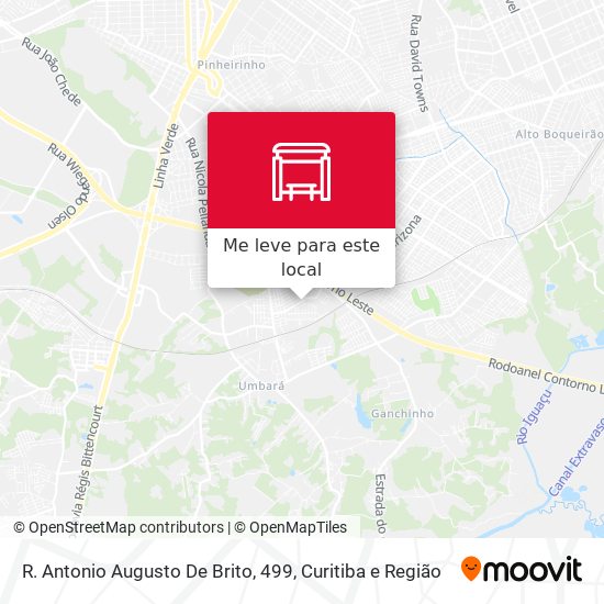 R. Antonio Augusto De Brito, 499 mapa