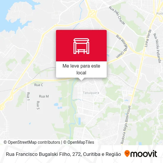 Rua Francisco Bugalski Filho, 272 mapa