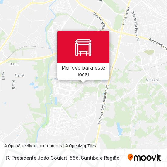 R. Presidente João Goulart, 566 mapa