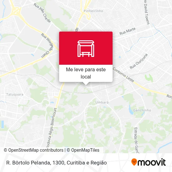 R. Bôrtolo Pelanda, 1300 mapa