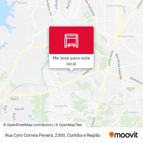 Rua Cyro Correia Pereira, 2300 mapa