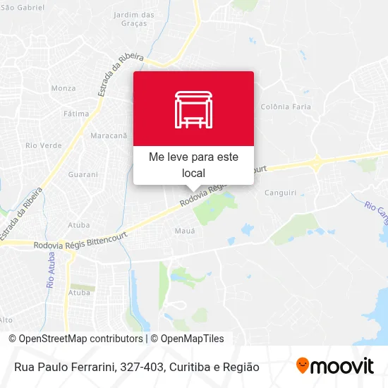 Rua Paulo Ferrarini, 327-403 mapa